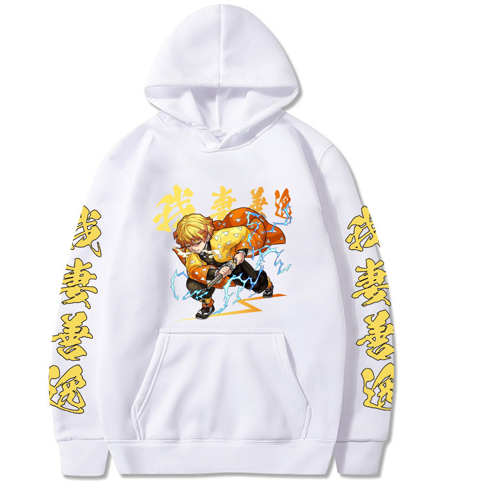 Demon Slayer Zenitsu Agatsuma Printed Hoodie