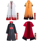 Naruto Red Cloud Robe - Anime Cosplay Costume