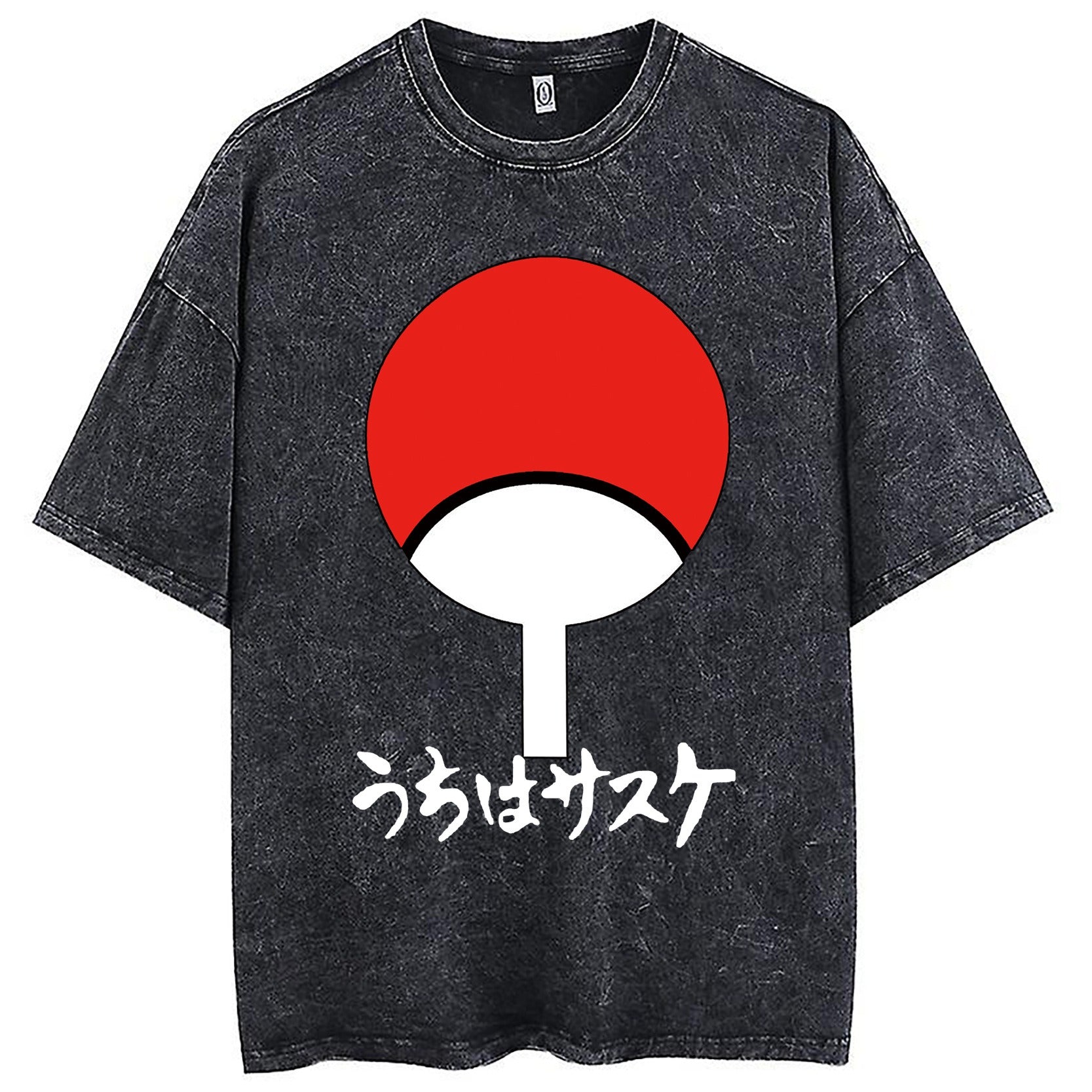 Trendy Retro Naruto Uchiha Cotton T-Shirt