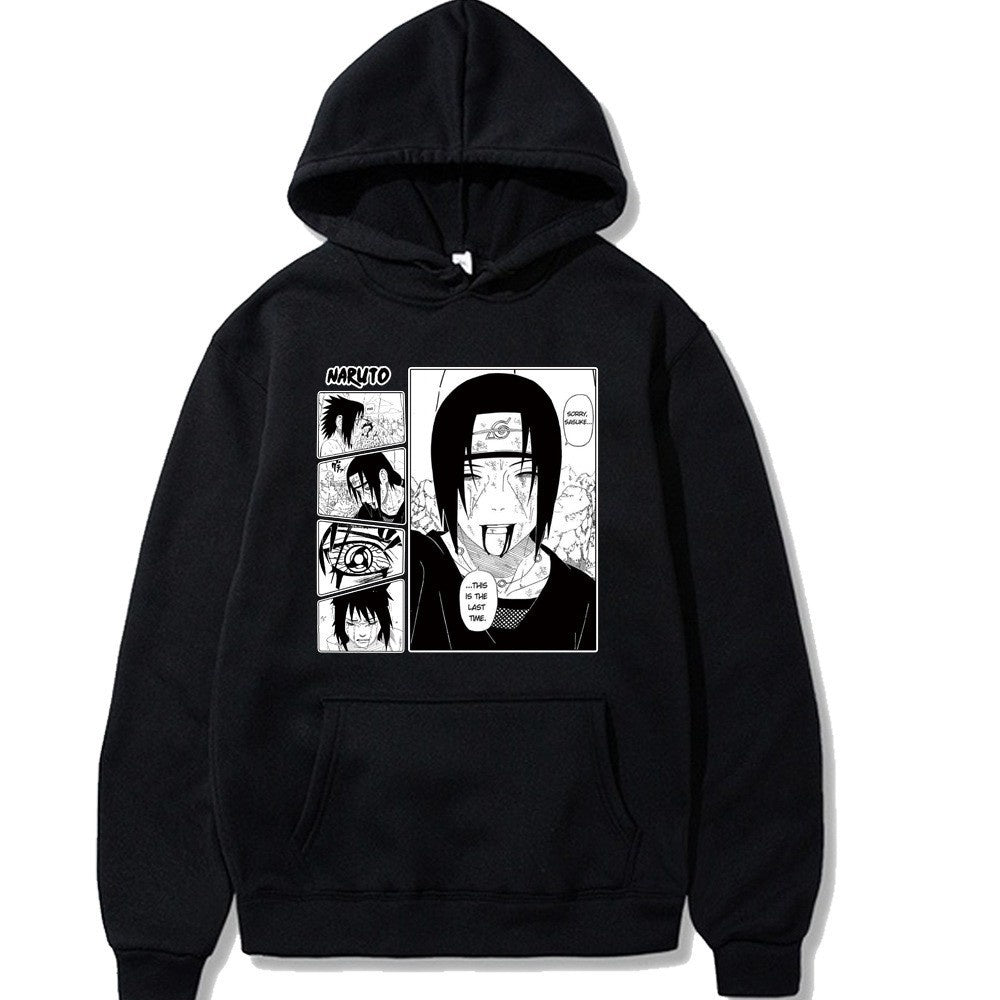 Naruto Itachi Hoodie with Velvet