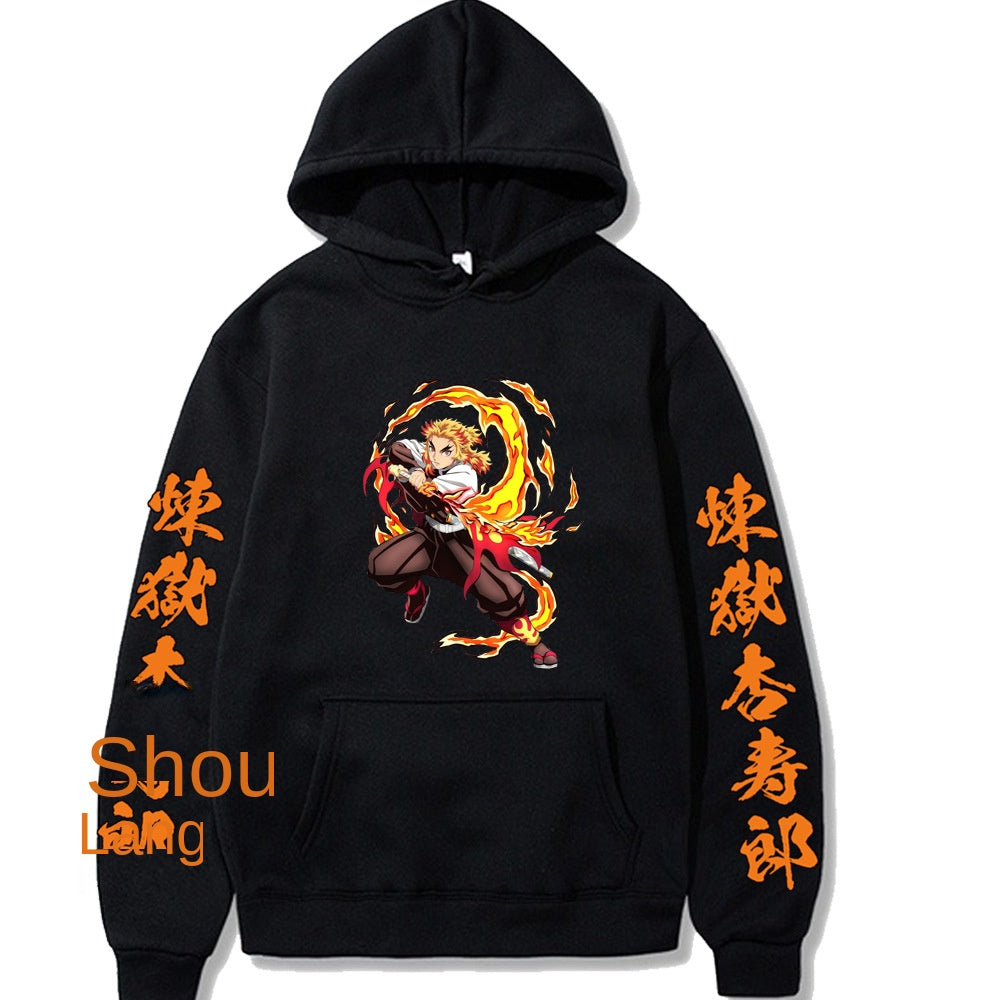 Demon Slayer Rengoku Kyoujurou Hooded Sweatshirt