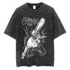 Demon Slayer Vintage Anime T-Shirt - Summer Cotton