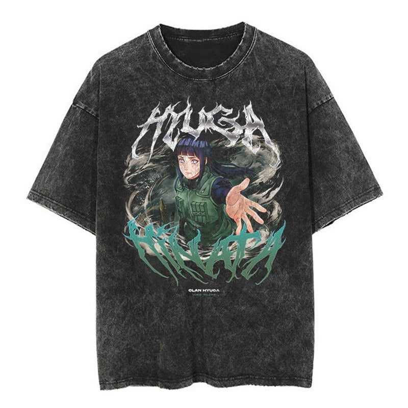 Oversize Vintage Naruto Anime T-shirt