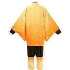 Demon Slayer Zenitsu Kimono Cosplay Costume Set