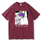 Naruto Sasuke Printed Short Sleeve T-shirt