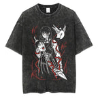 Demon Slayer Vintage Anime T-Shirt - Summer Cotton