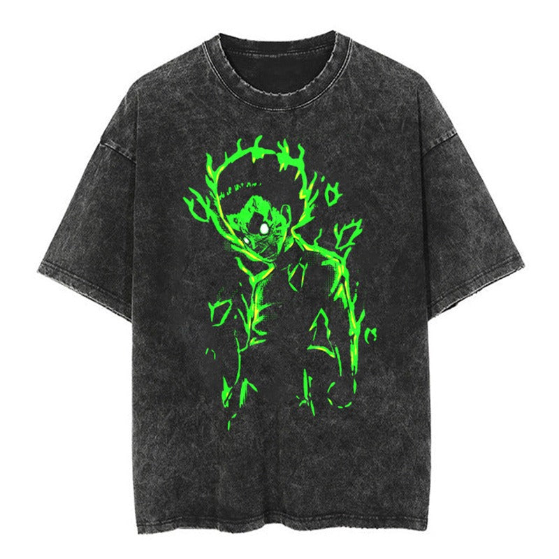 Oversize Vintage Naruto Anime T-shirt