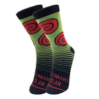 Trendy Naruto Academy Style Mid Cap Sports Socks