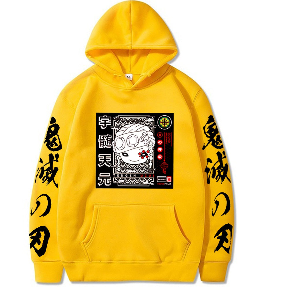 Demon Slayer Printed Hoodie - Harajuku Style