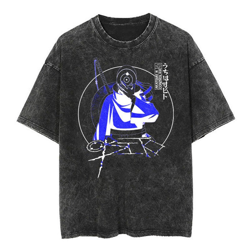 Oversize Vintage Naruto Anime T-shirt