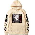 Demon Slayer Printed Hoodie - Harajuku Style