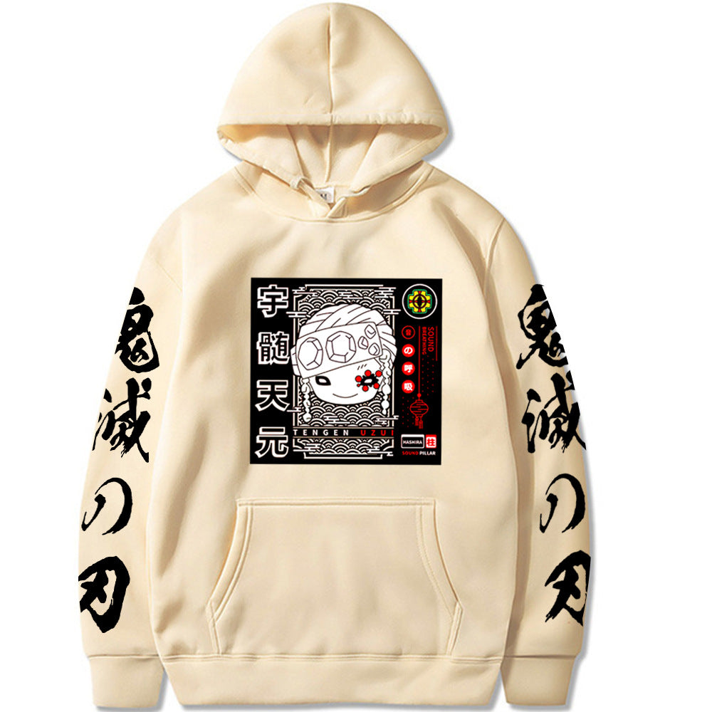 Demon Slayer Printed Hoodie - Harajuku Style