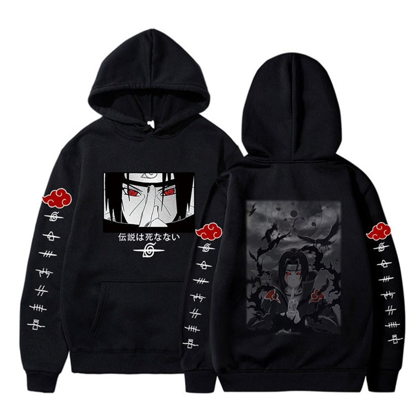 Harajuku Naruto Itachi Graffiti Youth Sweater