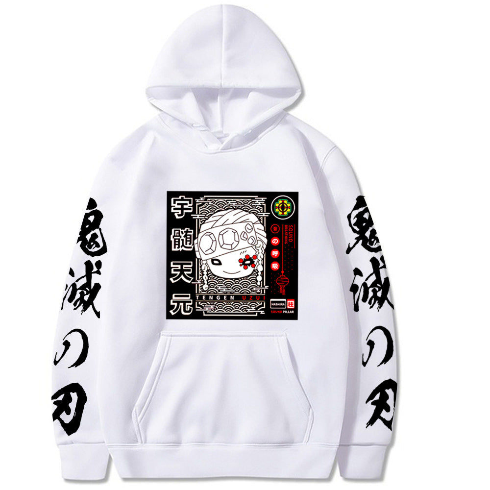 Demon Slayer Printed Hoodie - Harajuku Style