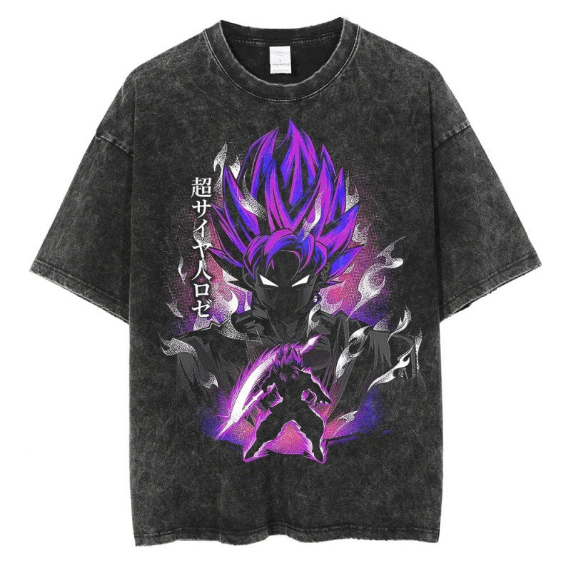 Summer Dragon Ball Anime Pattern T-Shirt