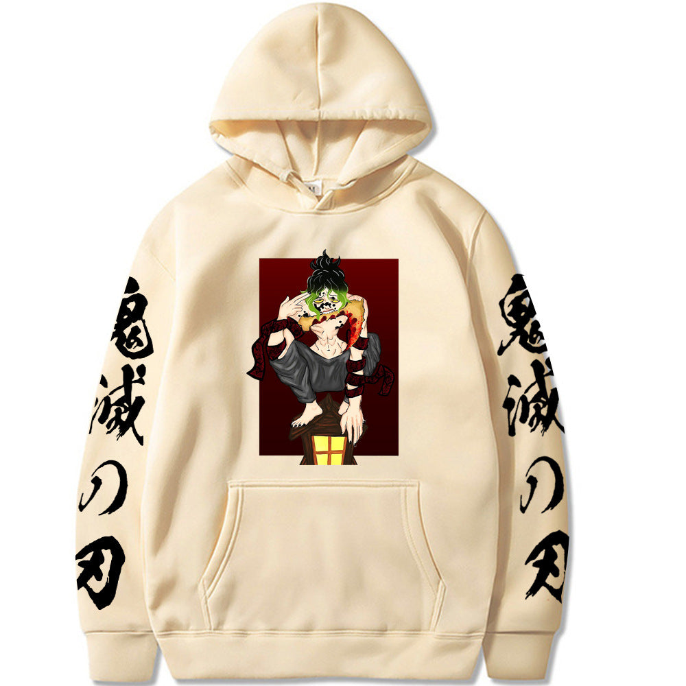 Demon Slayer Daki and Gyutaro Print Sweatshirt