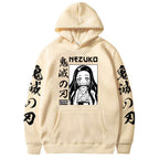 Demon Slayer Black Hoodie - Casual Loose Fit