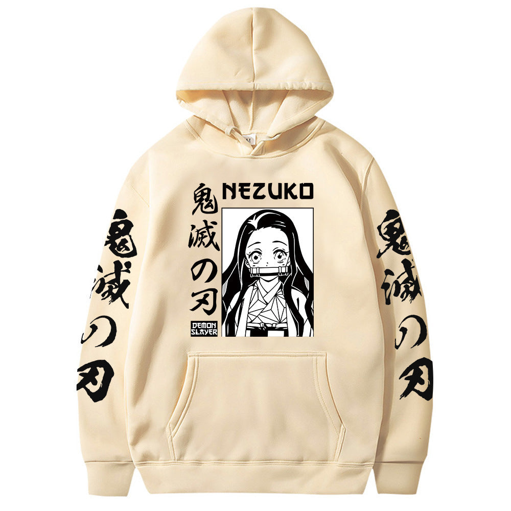 Demon Slayer Black Hoodie - Casual Loose Fit