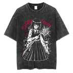 Demon Slayer Vintage Anime T-Shirt - Summer Cotton