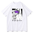 Naruto Sasuke Printed Short Sleeve T-shirt