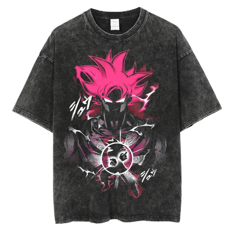 Summer Dragon Ball Anime Pattern T-Shirt