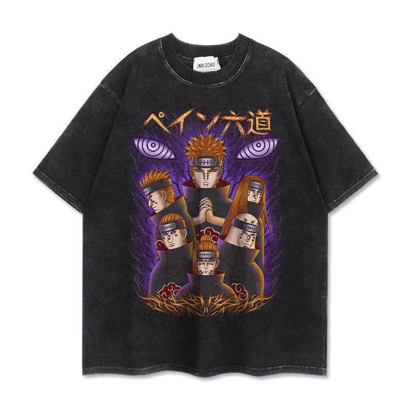 Vintage Naruto Payne Anime Casual T-Shirt