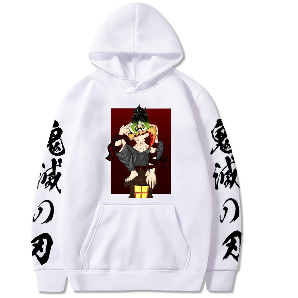 Demon Slayer Daki and Gyutaro Print Sweatshirt