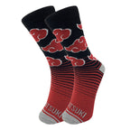 Trendy Naruto Academy Style Mid Cap Sports Socks