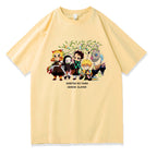 Demon Slayer Anime Print Short Sleeve Top