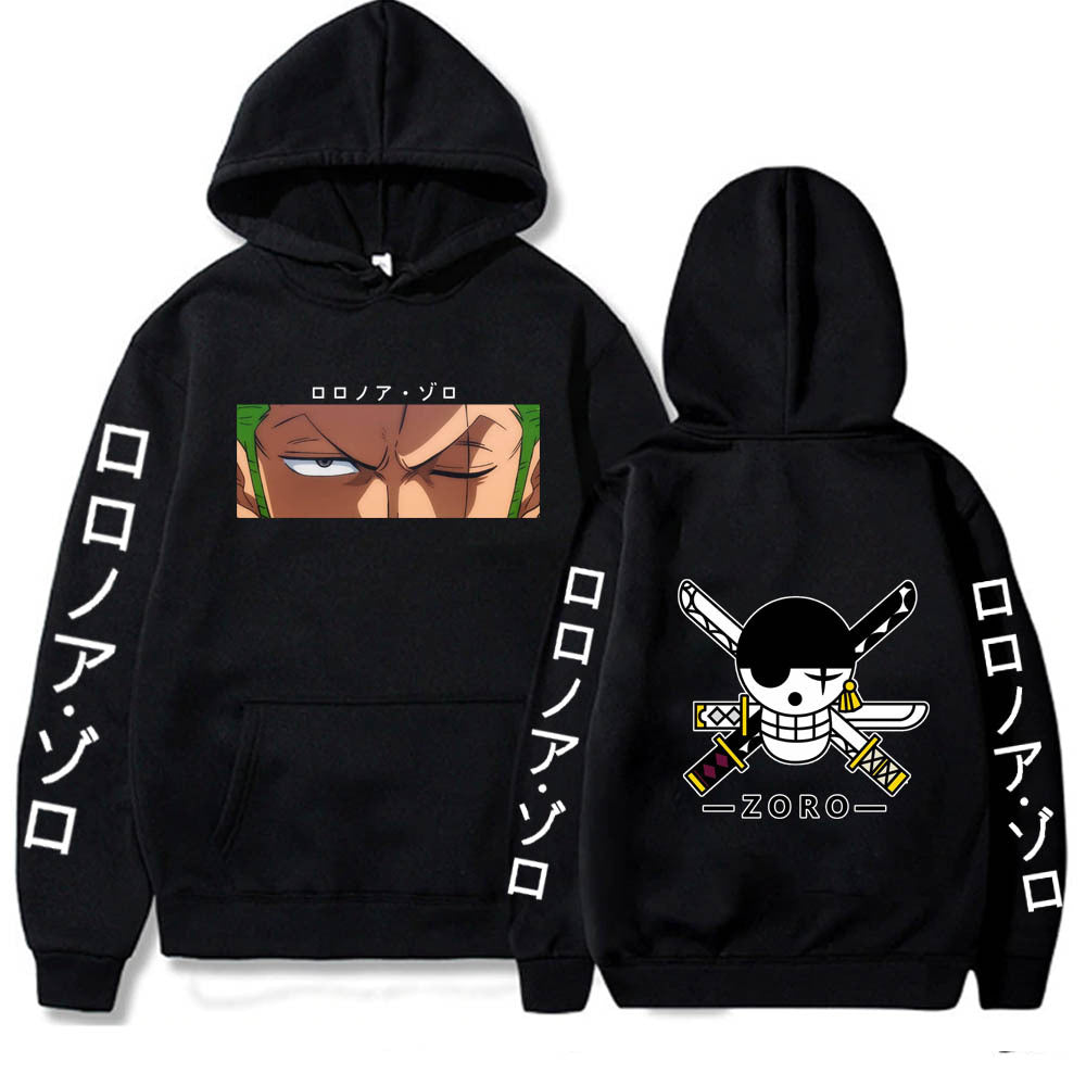 One Piece Luffy Printed Hoodie