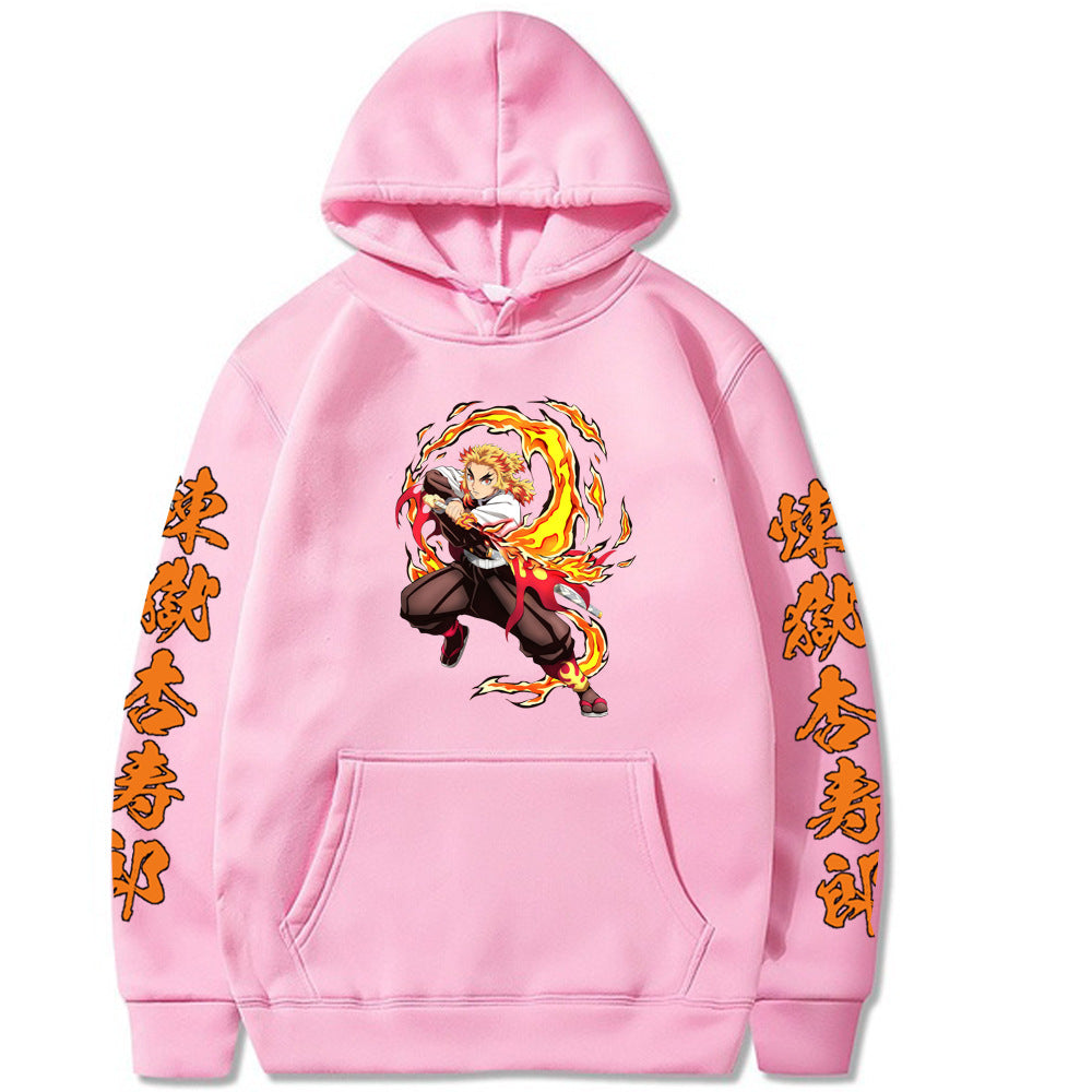 Demon Slayer Rengoku Kyoujurou Hooded Sweatshirt