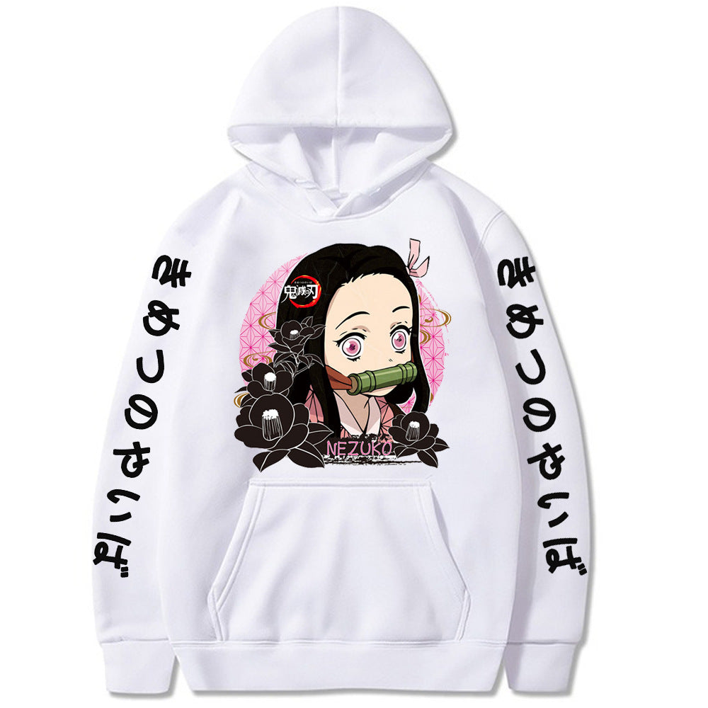 Demon Slayer Printed Hooded Sweatshirt