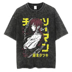 Demon Slayer Vintage Anime T-Shirt - Summer Cotton