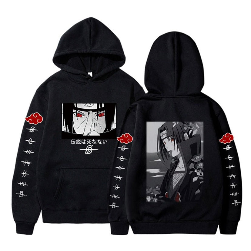 Harajuku Naruto Itachi Graffiti Youth Sweater