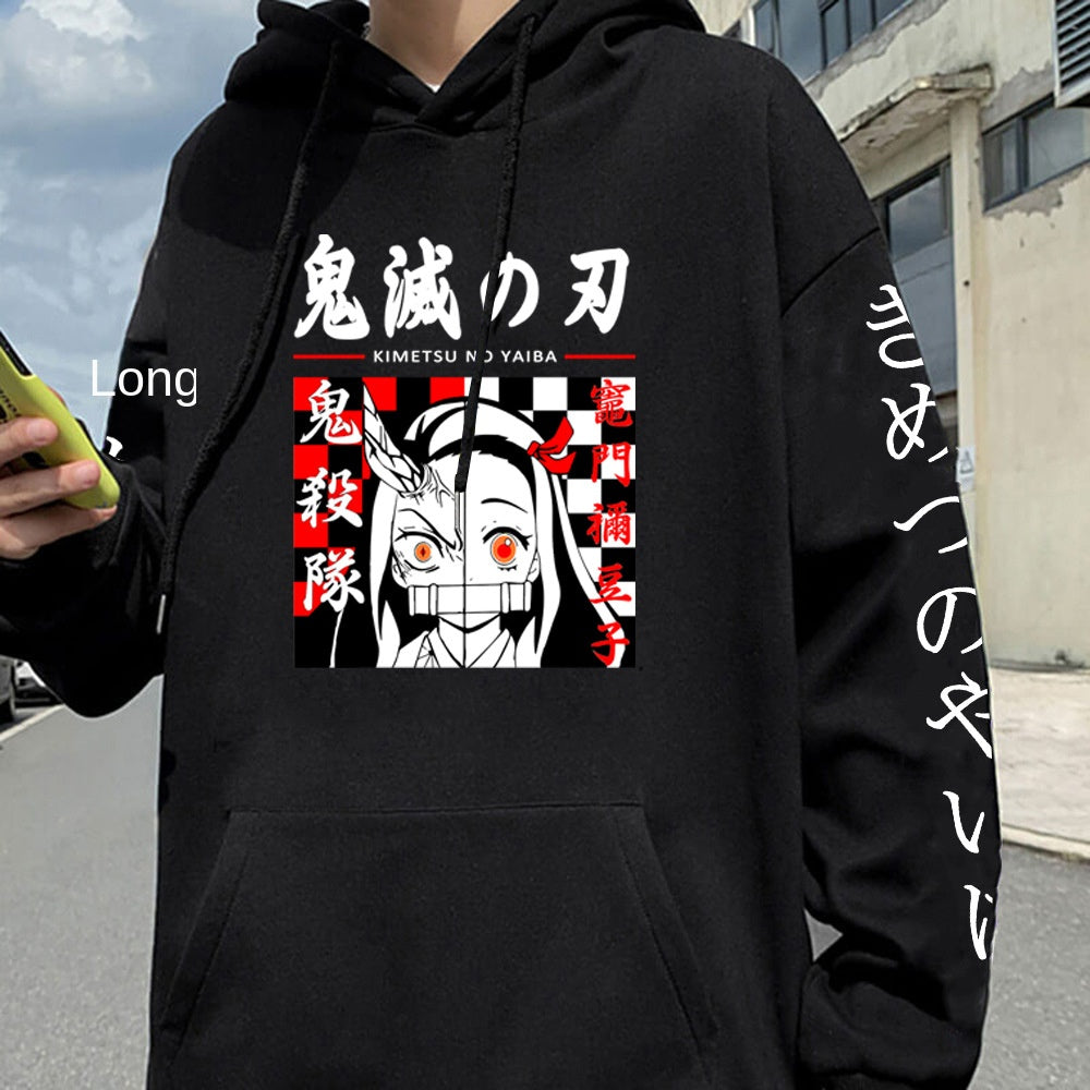 Demon Slayer Loose Hooded Sweatshirt