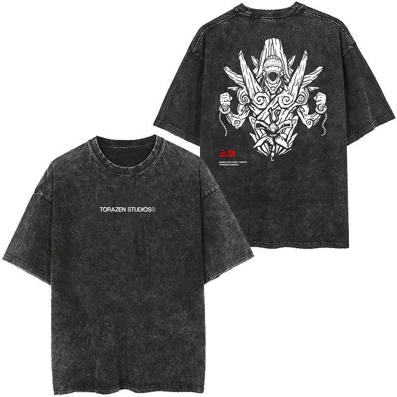 Oversize Vintage Naruto Anime T-shirt