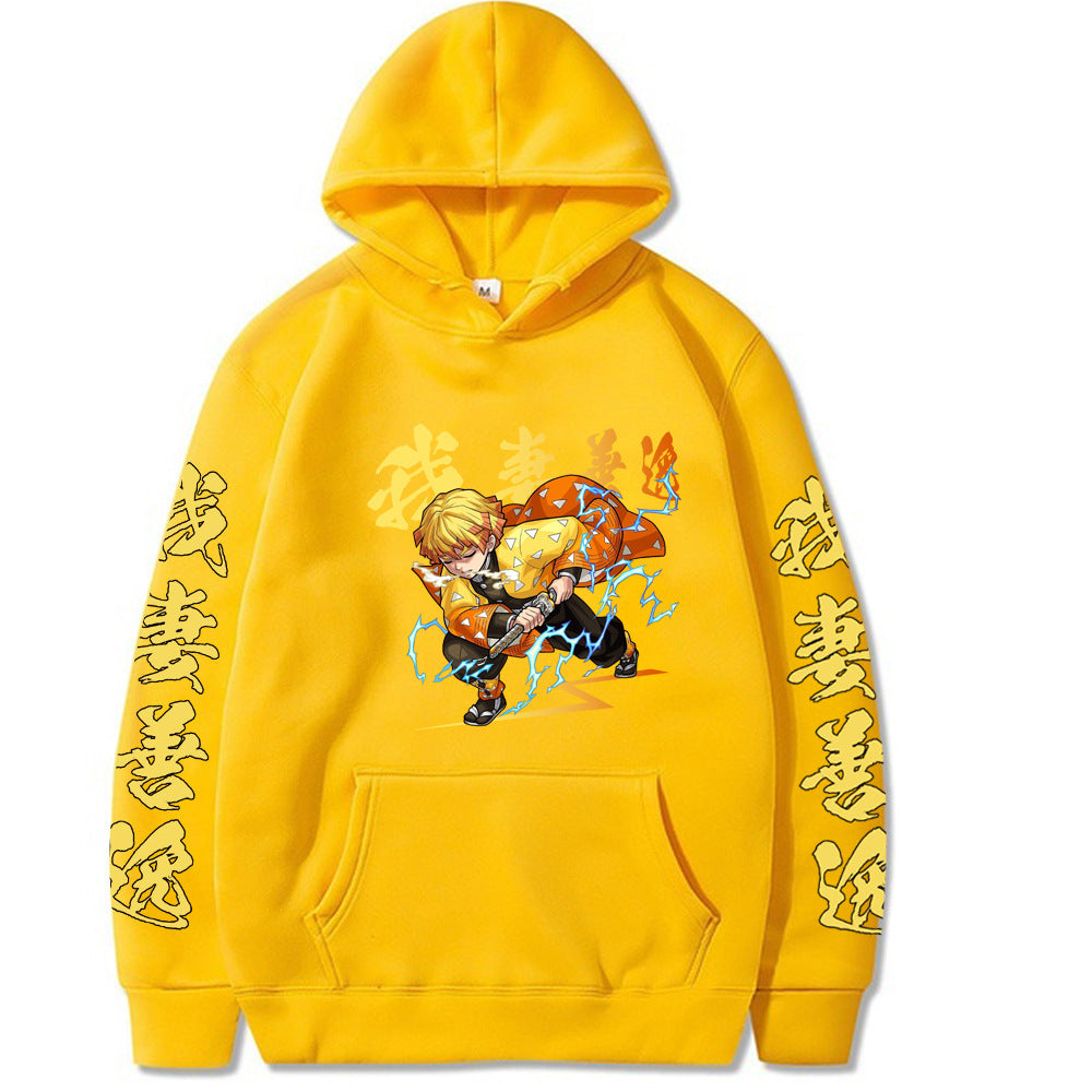 Demon Slayer Zenitsu Agatsuma Printed Hoodie