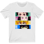 Demon Slayer Printed Black Short Sleeve T-Shirt