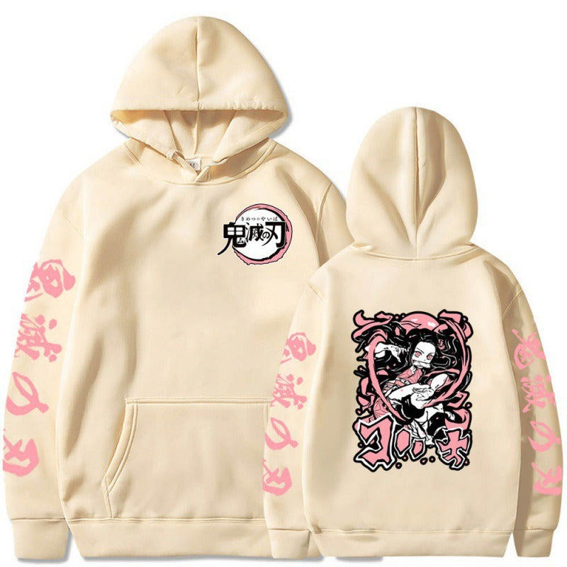 Japanese Anime Ghost Slayer Hoodie for Students