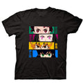 Demon Slayer Printed Black Short Sleeve T-Shirt