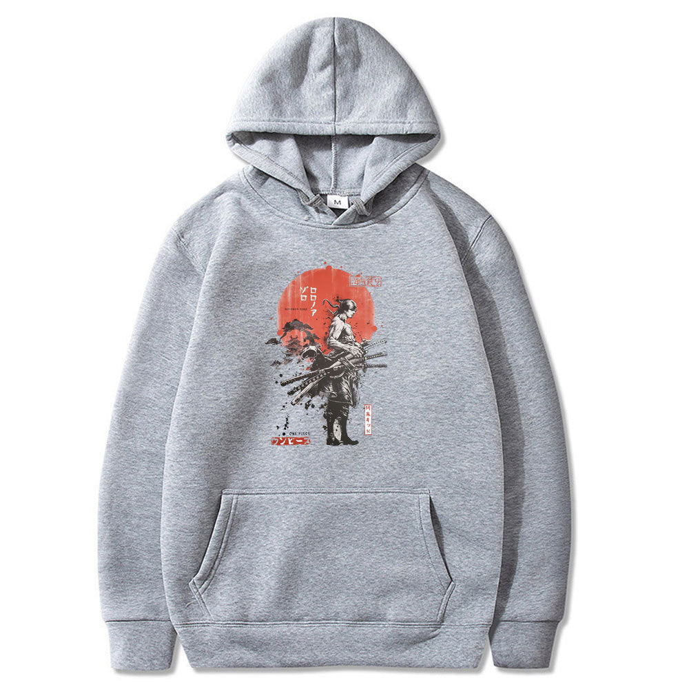 Roronoa Zoro One Piece Printed Hoodie