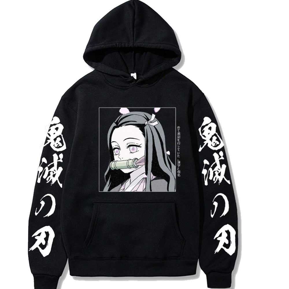 Demon Slayer Loose Hoodie - Harajuku Style