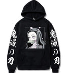 Demon Slayer Loose Hoodie - Harajuku Style