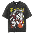Demon Slayer Vintage Anime T-Shirt - Summer Cotton