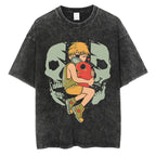 Demon Slayer Vintage Anime T-Shirt - Summer Cotton
