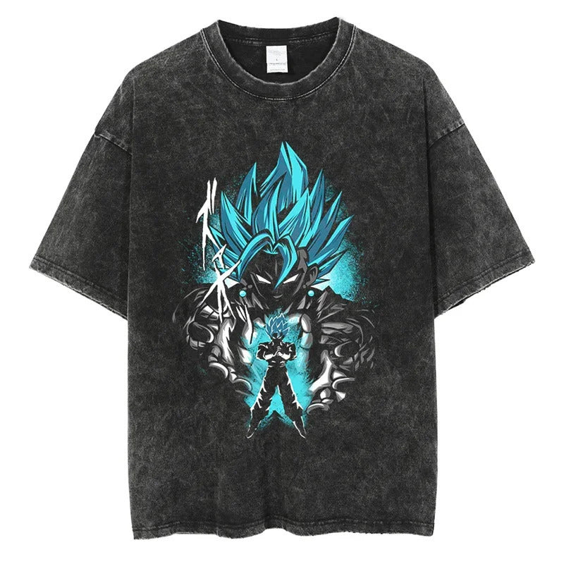 Summer Dragon Ball Anime Pattern T-Shirt