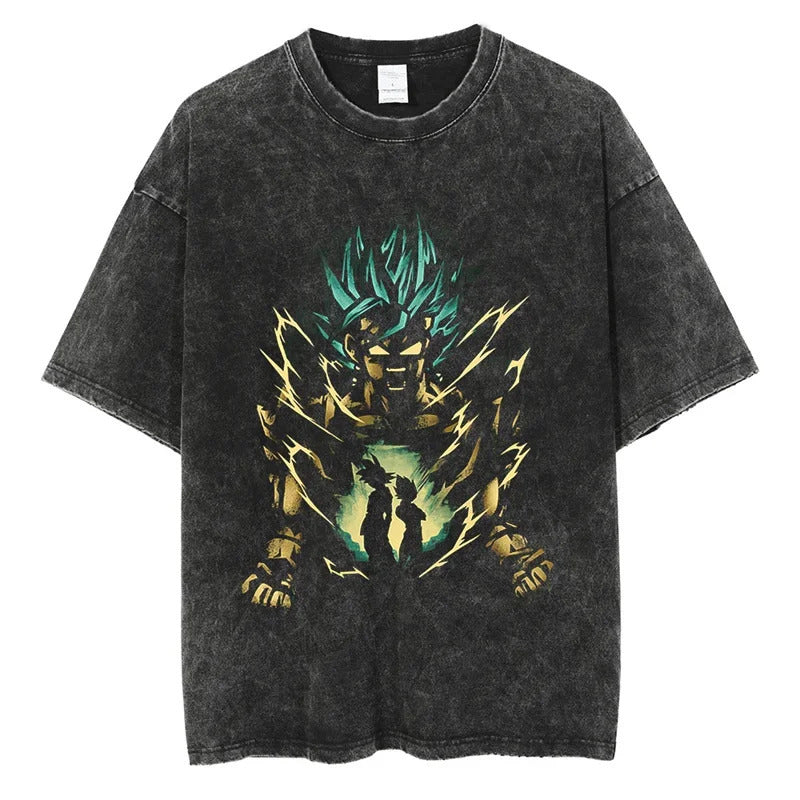 Summer Dragon Ball Anime Pattern T-Shirt