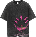Washed Old Naruto Anime Cotton T-Shirt