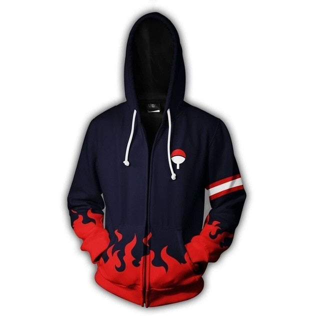 Naruto Akatsuki Cloak Hoodie - 3D Printed Sweatshirt