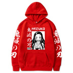 Demon Slayer Black Hoodie - Casual Loose Fit